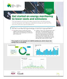 SAH Factsheet: Get started on energy monitoring to lower costs and emissions