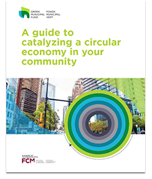 Image of a one-page guide titled “Build a circular economy initiative in your municipality.”