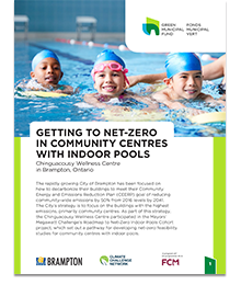 Getting to net-zero in community centres with indoor swimming pools cover