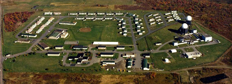 An aerial view of Pine Tree Park Estates from the 1970s.