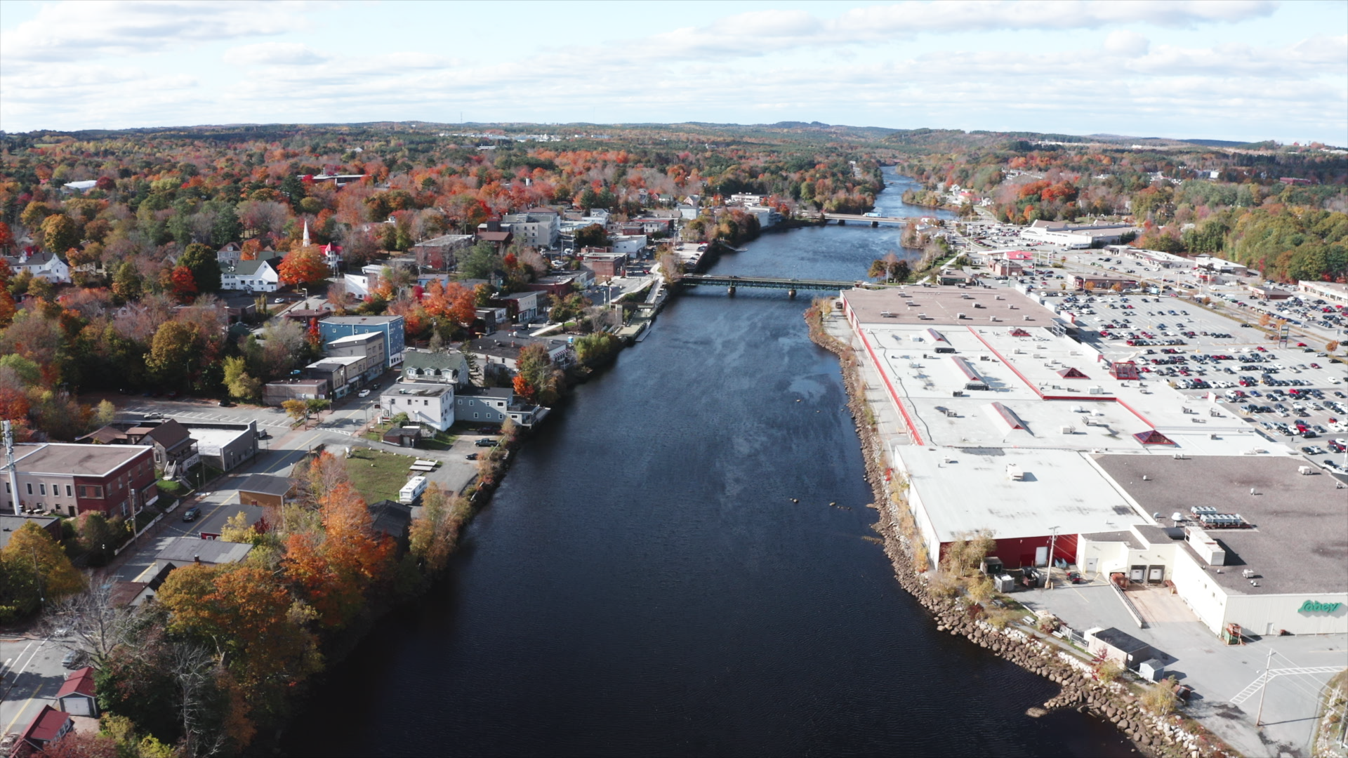 Aerial view of Bridgewater