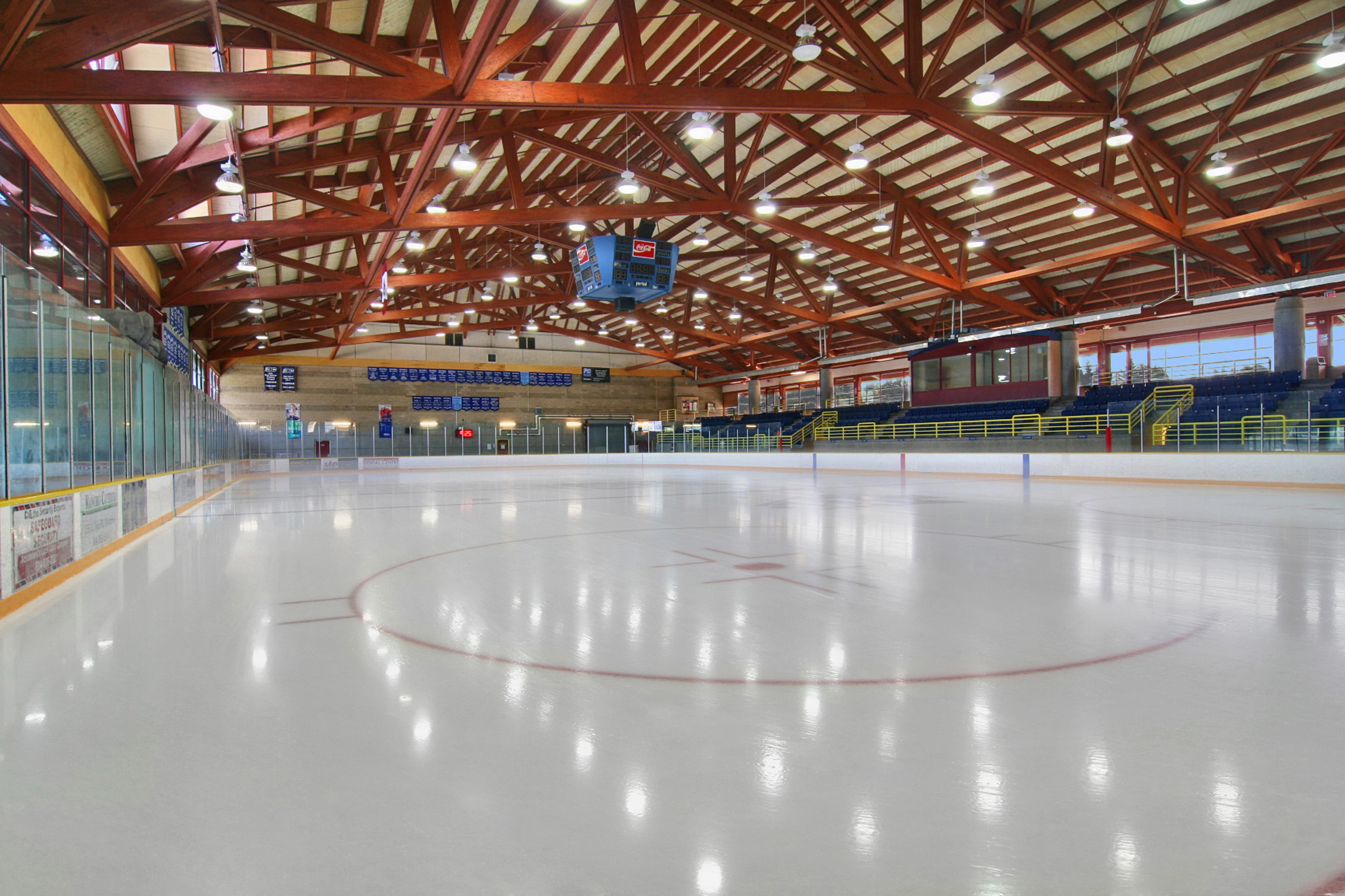 Photo of the Abbotsford Recreation Centre's arena