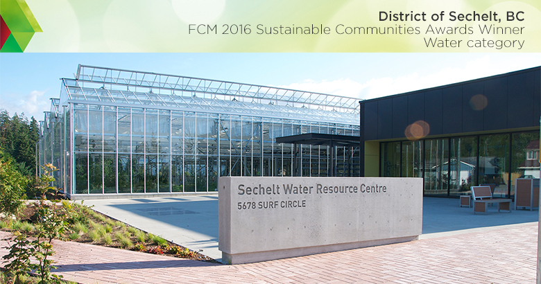Water treatment facility in Sechelt, BC, 2016 Sustainable Communities Award winner