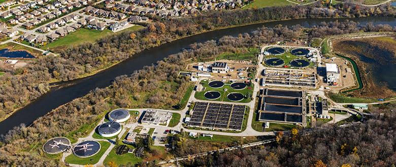 View of Kitchener Water Treatment Facility site in Regional Municipality of Waterloo, ON. (Credit: Regional Municipality of Waterloo)View of Kitchener Water Treatment Facility site in Regional Municipality of Waterloo, ON. (Credit: Regional Municipality of Waterloo)