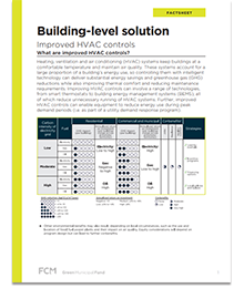 Building-level solution: Improved HVAC controls 