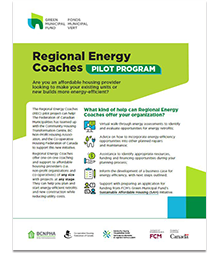 Regional Energy Coaches Pilot Program