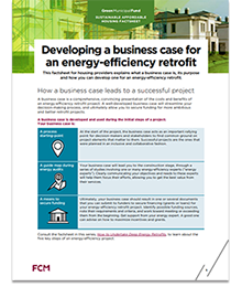 Developing a business case for an energy-efficiency retrofit