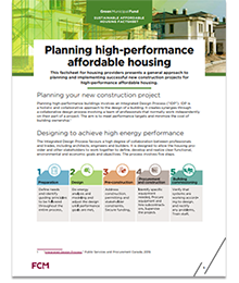 Planning high-performance affordable housing