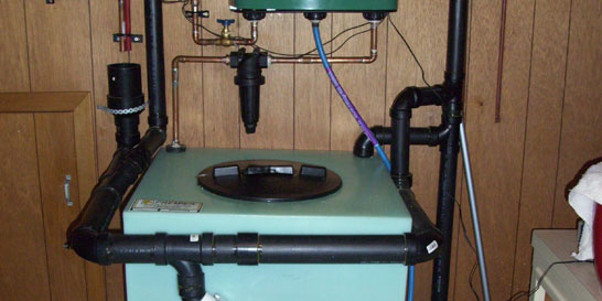A residential grey water system