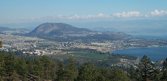 View of the district of West Kelowna
