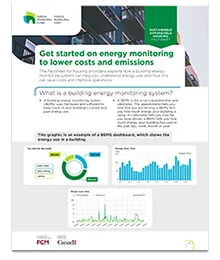 SAH Factsheet: Get started on energy monitoring to lower costs and emissions