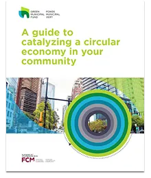 Image of a one-page guide titled “Build a circular economy initiative in your municipality.”