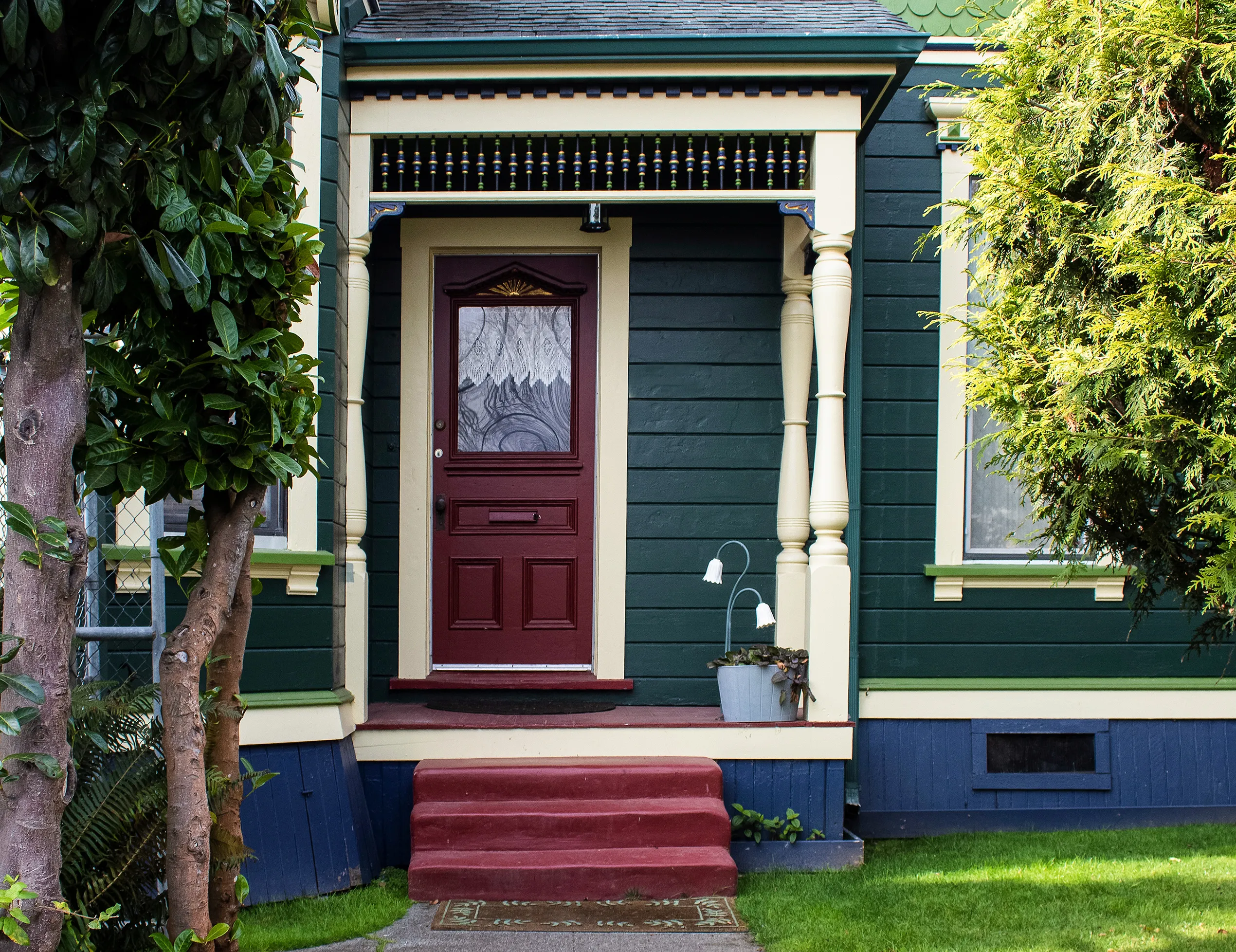 Entrance to the house.