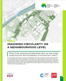 Image of a factsheet resource titled Imagining circularity at the neighbourhood level
