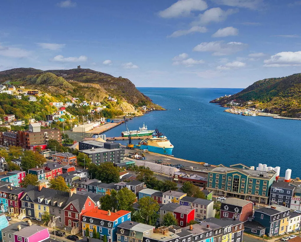 Otter Housing Port Rexton NL, small town by the water