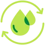 Approximately 40% of the wastewater treatment plant’s heat and electricity demand